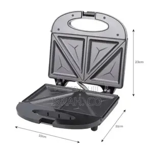 AVINAS 2 Slice Sandwich Maker Non Stick Bread Toaster Baker
