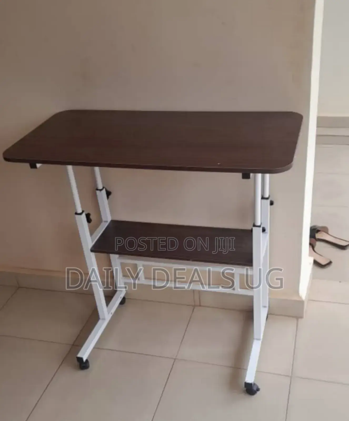 2 Layer Wooden Laptop Table