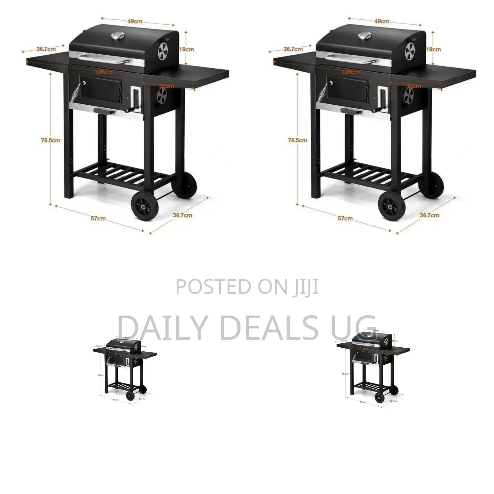 Smokeless Outdoor BBQ Grill