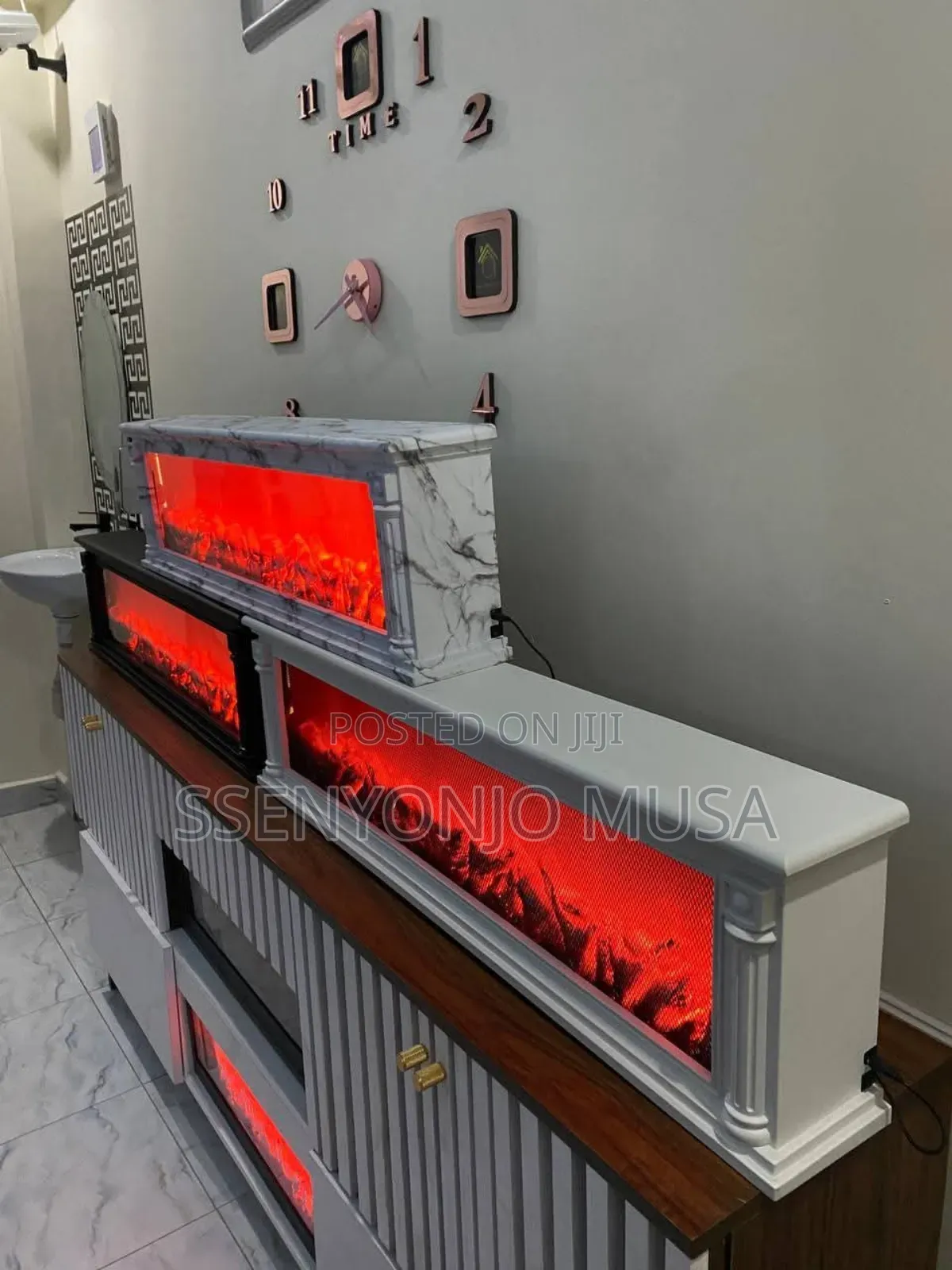 Ggico Portable Led Fireplace | Realistic Flame