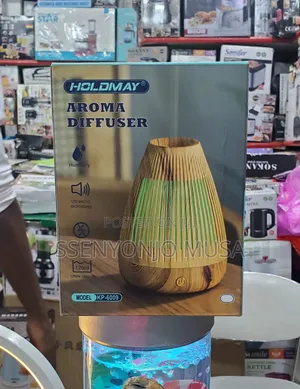 Wooden Mini Air Humidifier | Illuminated Aroma Diffuse