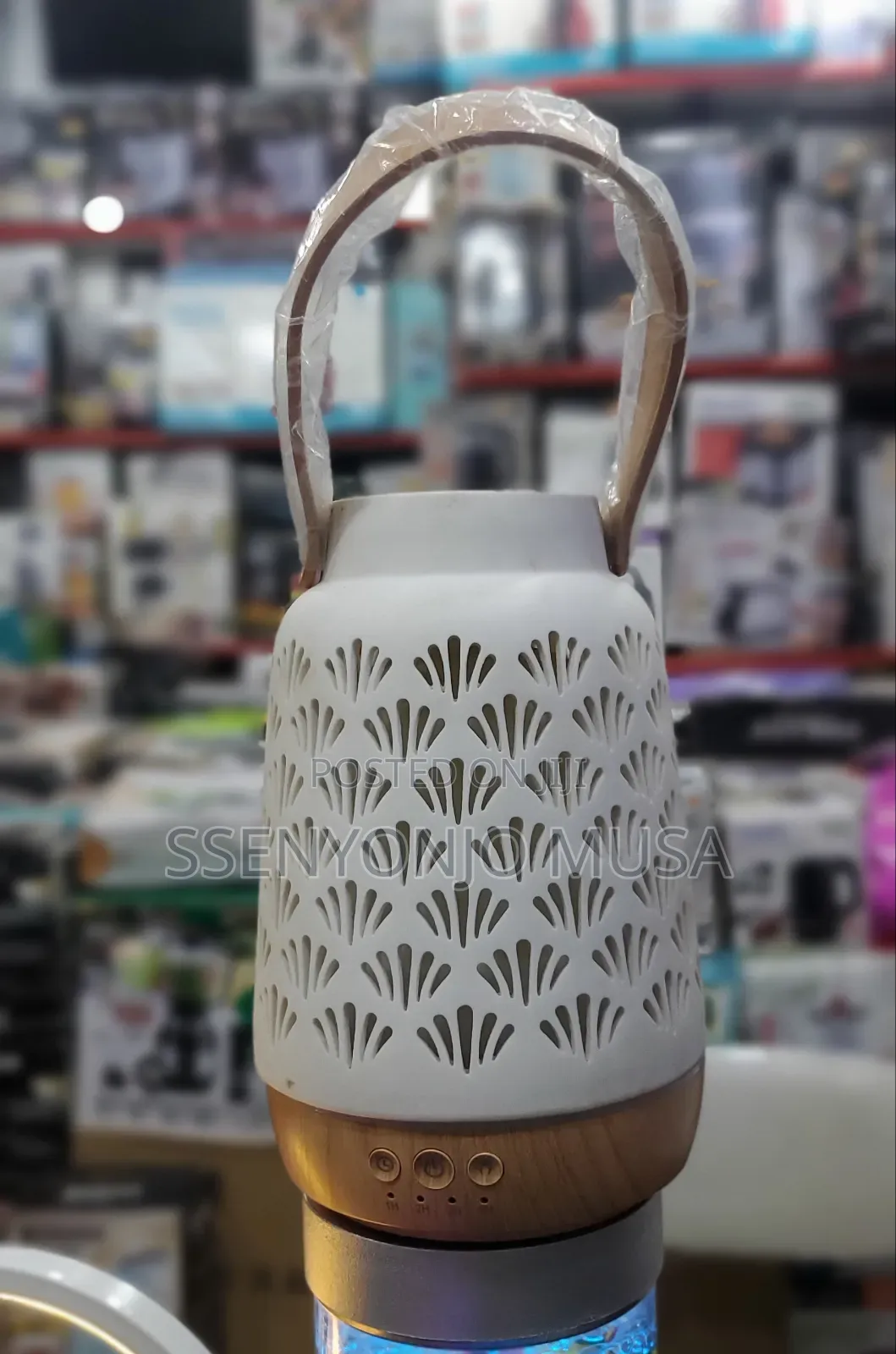 Smart Essential Oil Diffuser | Wifi Prague Wood Ceramic-