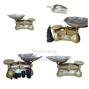 UNBS Stamped Shop Weighing Scale, 6 Stones - Gold