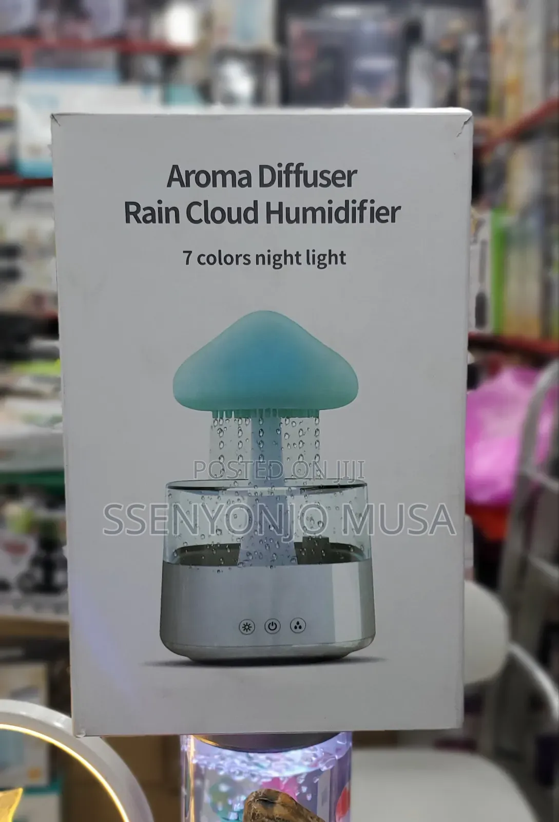 Rain Cloud Humidifier | Water Drip Mushroom Diffuser