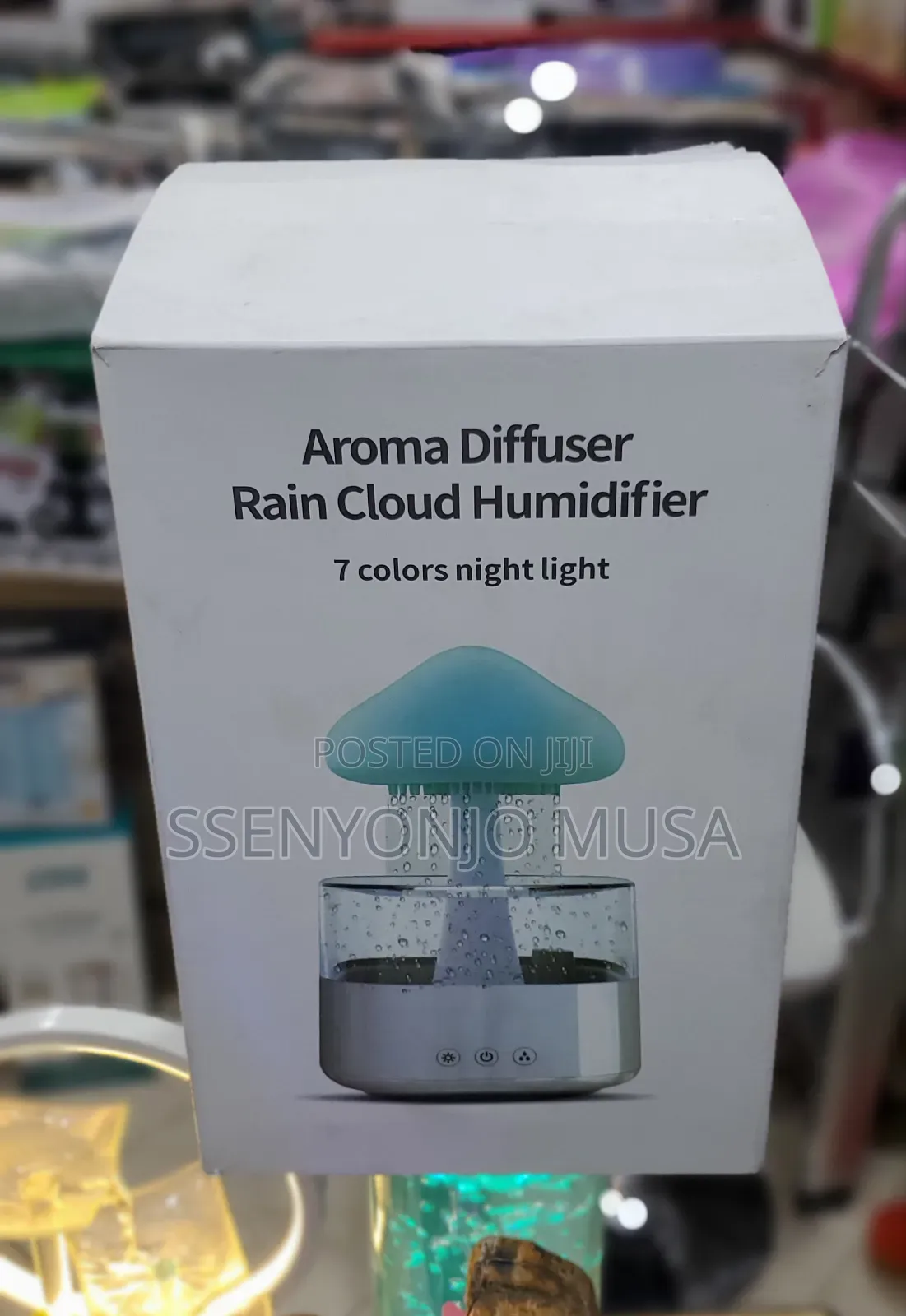 Rain Cloud Humidifier | Water Drip Mushroom Diffuser