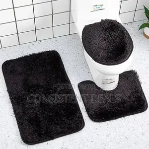 3 Pieces Bathroom Rug Set