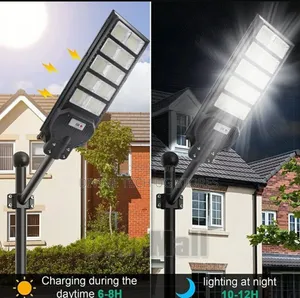 Solar Street Light With Remote -600w Security Solar Light