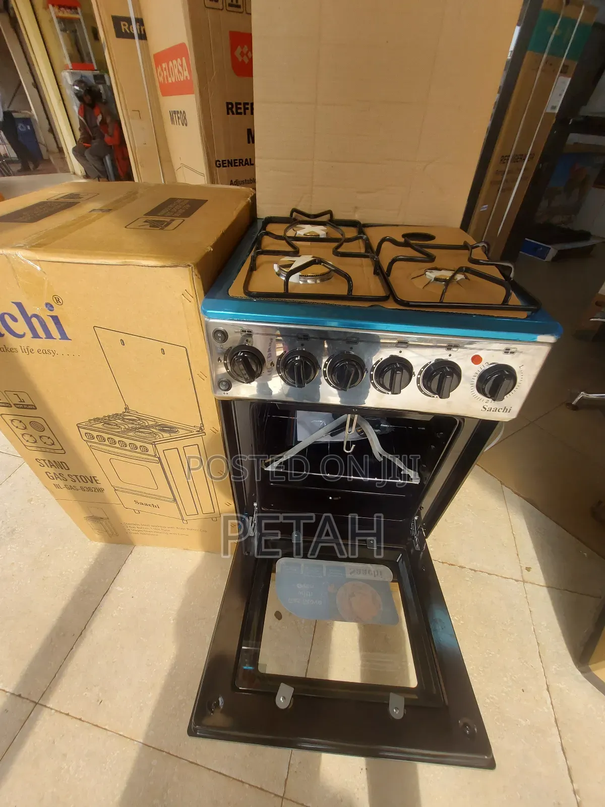 Saachi 3+1 Electric Gas Cooker