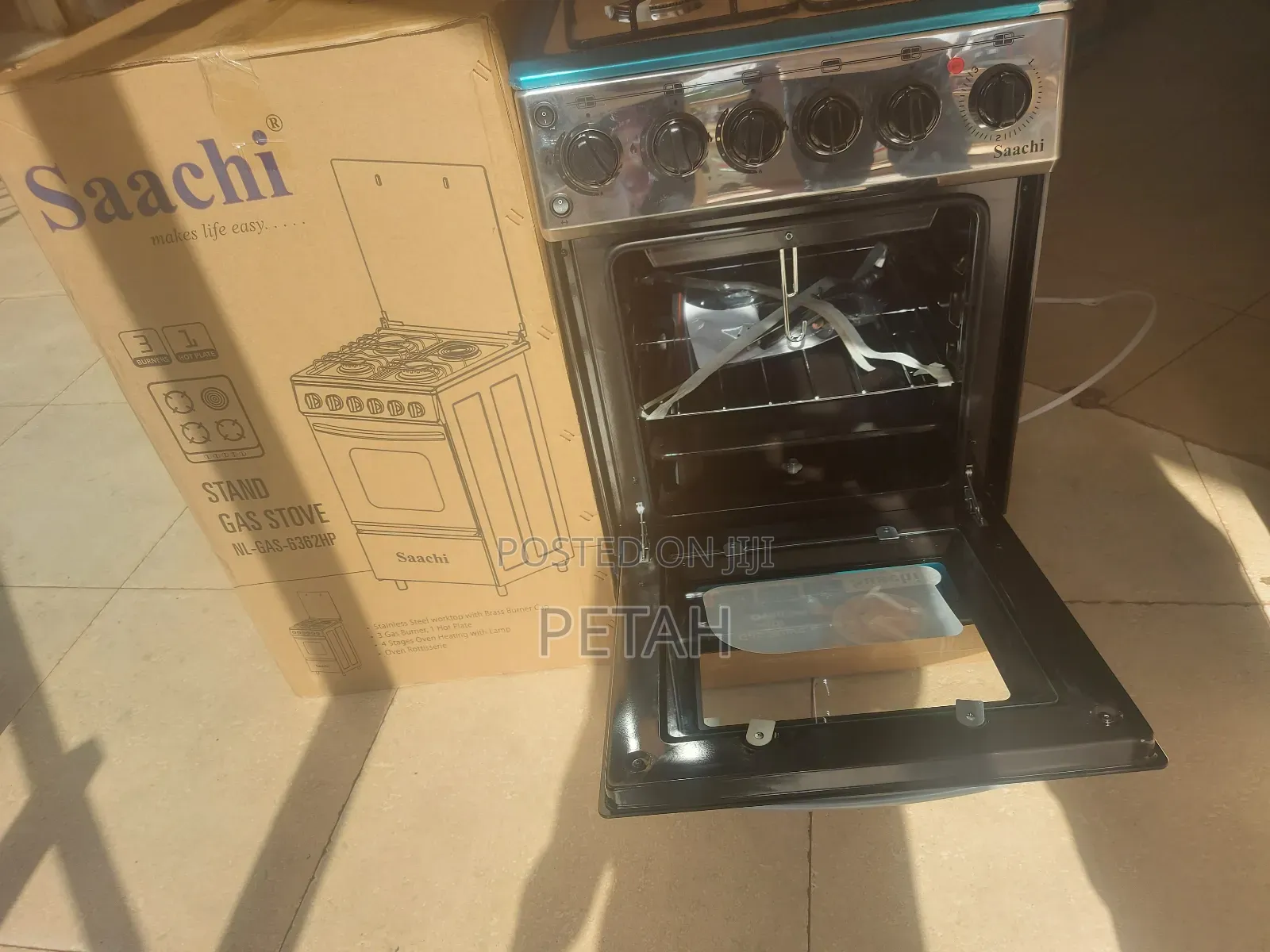 Saachi 3+1 Electric Gas Cooker