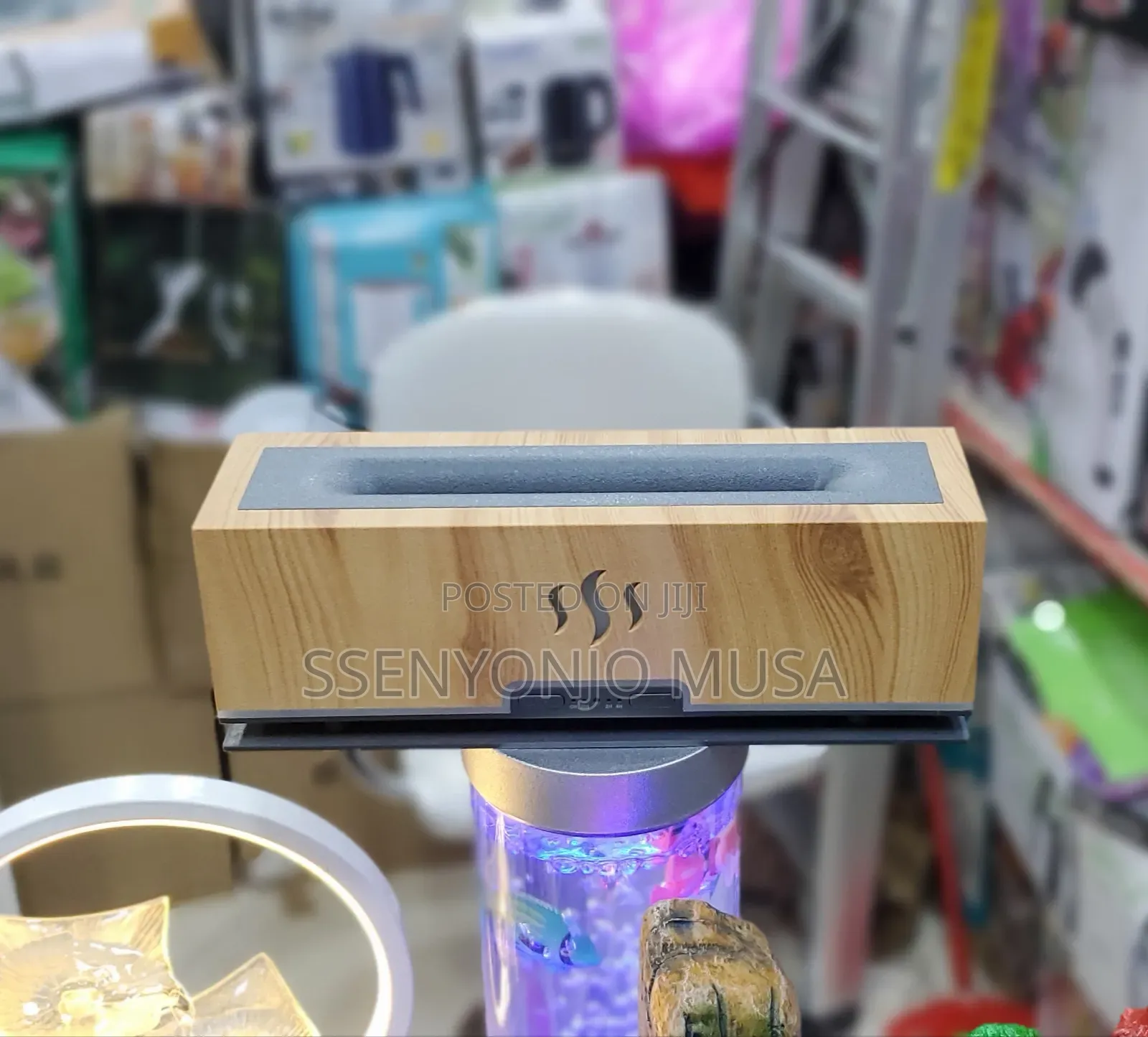 Flame Aromatherapy Diffuser | 2-Color Flame Lights, 4-Timer-