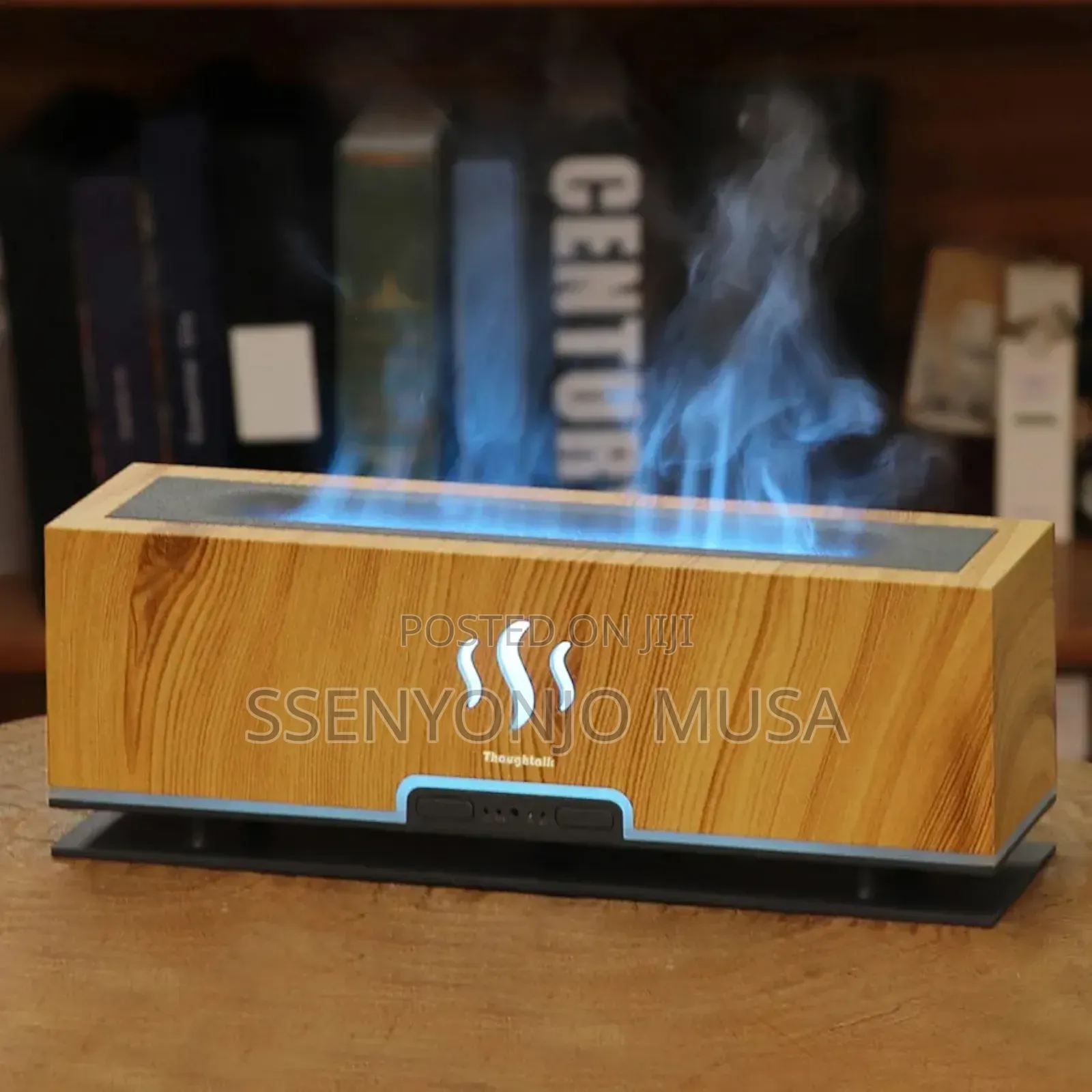 Flame Aromatherapy Diffuser | 2-Color Flame Lights, 4-Timer-