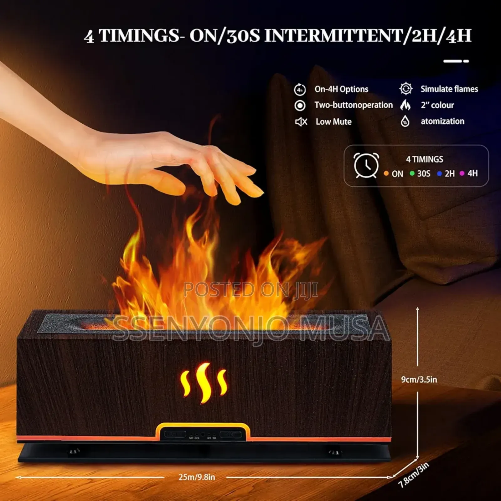 Augot Flame Diffuser | Essential Oil Diffuser With Realistic