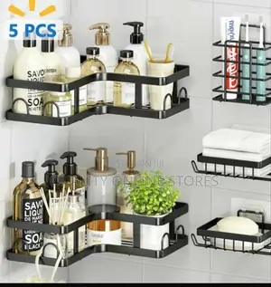 5 Pack Triangle Shower Shelves Bathroom Organizer
