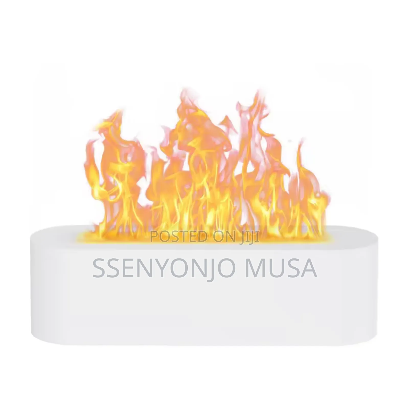 7-Color Flame Diffuser | Ultrasonic Cool Mist Humidifier-