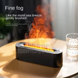Flame Aroma Diffuser | 7-Color LED Ultrasonic Humidifier-