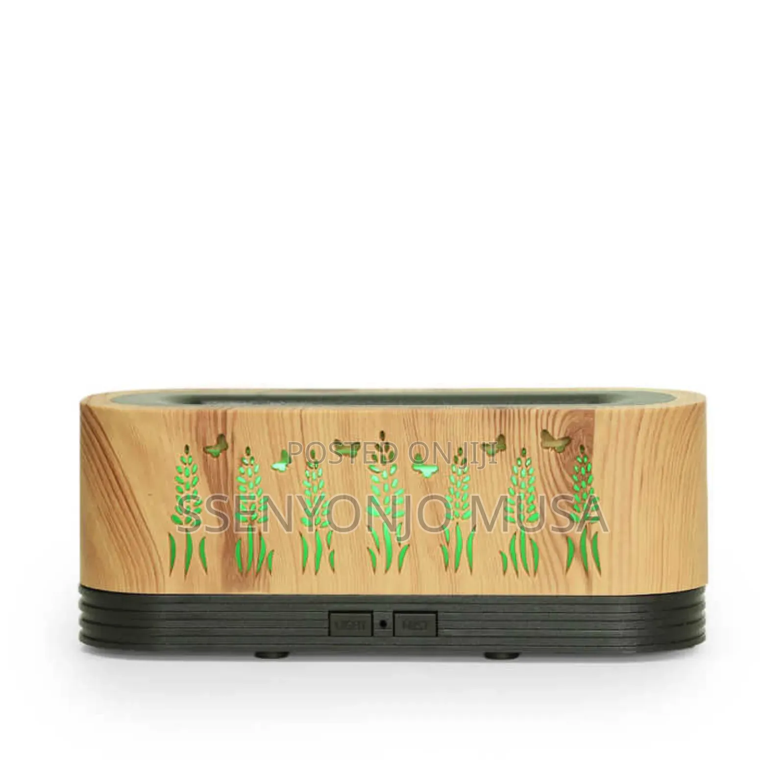 Flame Aroma Diffuser | 100ML Rectangle Box, LED Light, Cool-