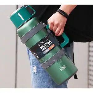 Green Stainless Steel Flask