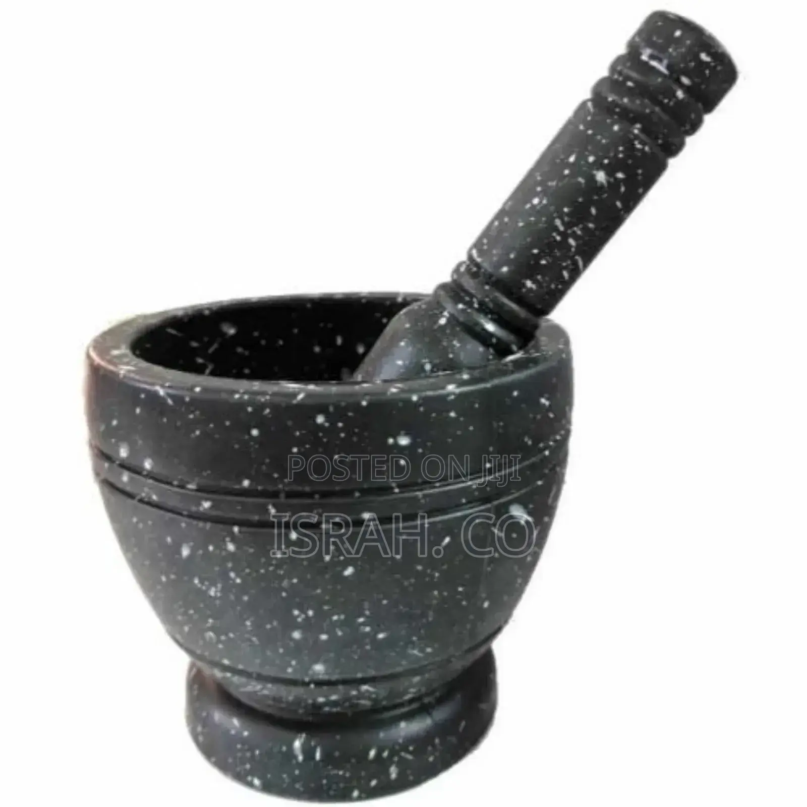 Spice Grinding Granite Mortar and Pestle-Black