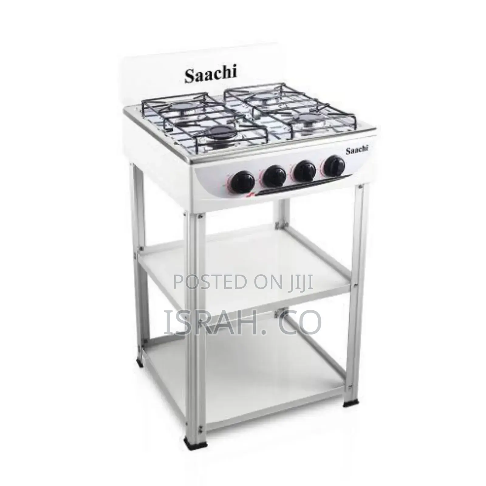 Gas Stove 4 Burner Cooker White