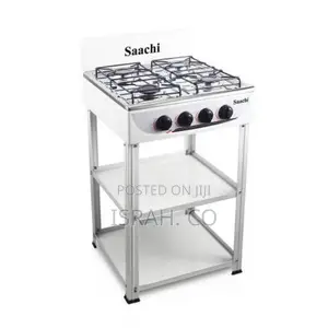 Gas Stove 4 Burner Cooker White