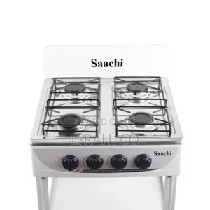 Gas Stove 4 Burner Cooker White