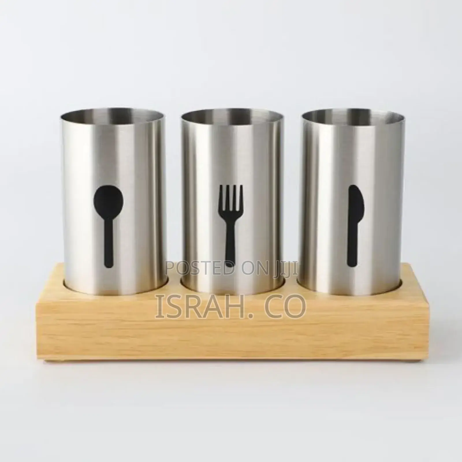 Kitchen Cutlery Holder Silver