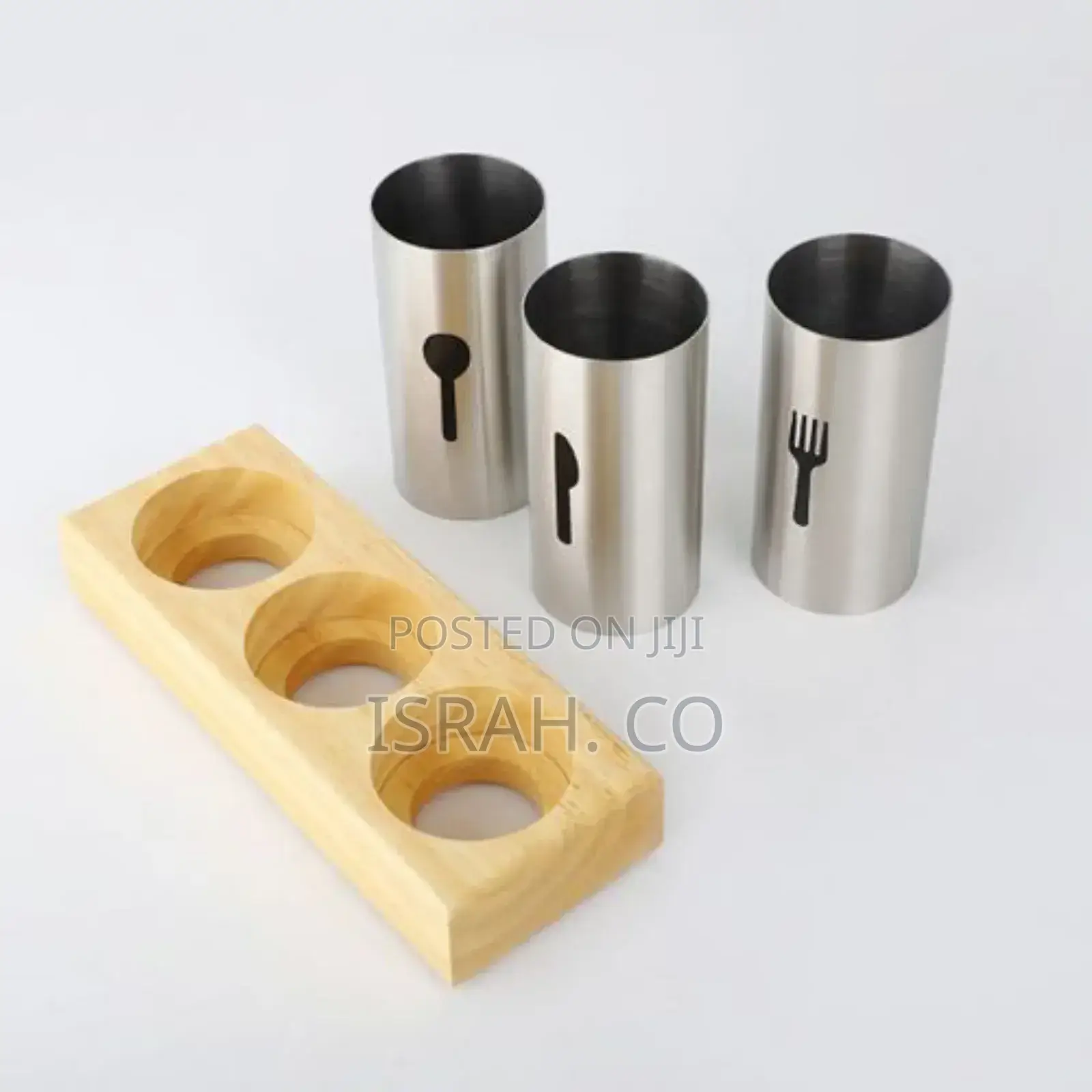 Kitchen Cutlery Holder Silver