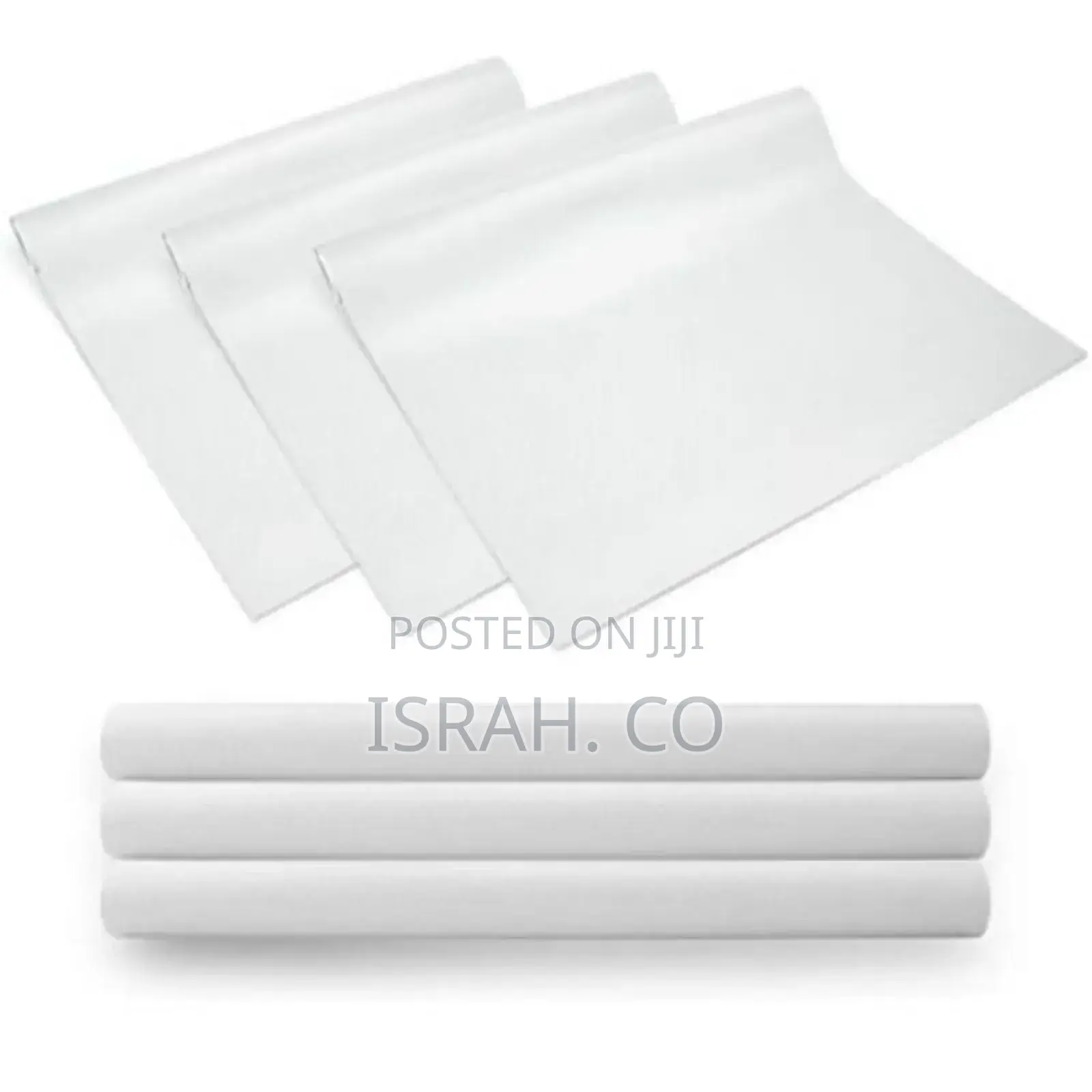 4 Piece Refrigerator Water Proof Liner Mats- White .