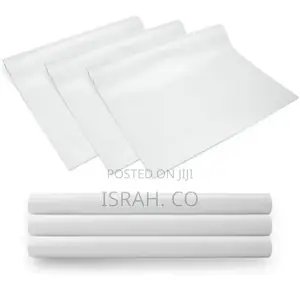 4 Piece Refrigerator Water Proof Liner Mats- White .