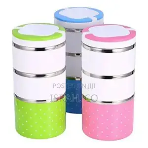 3 Layer Steel Food Insulated Lunch Box Container Tiffin-