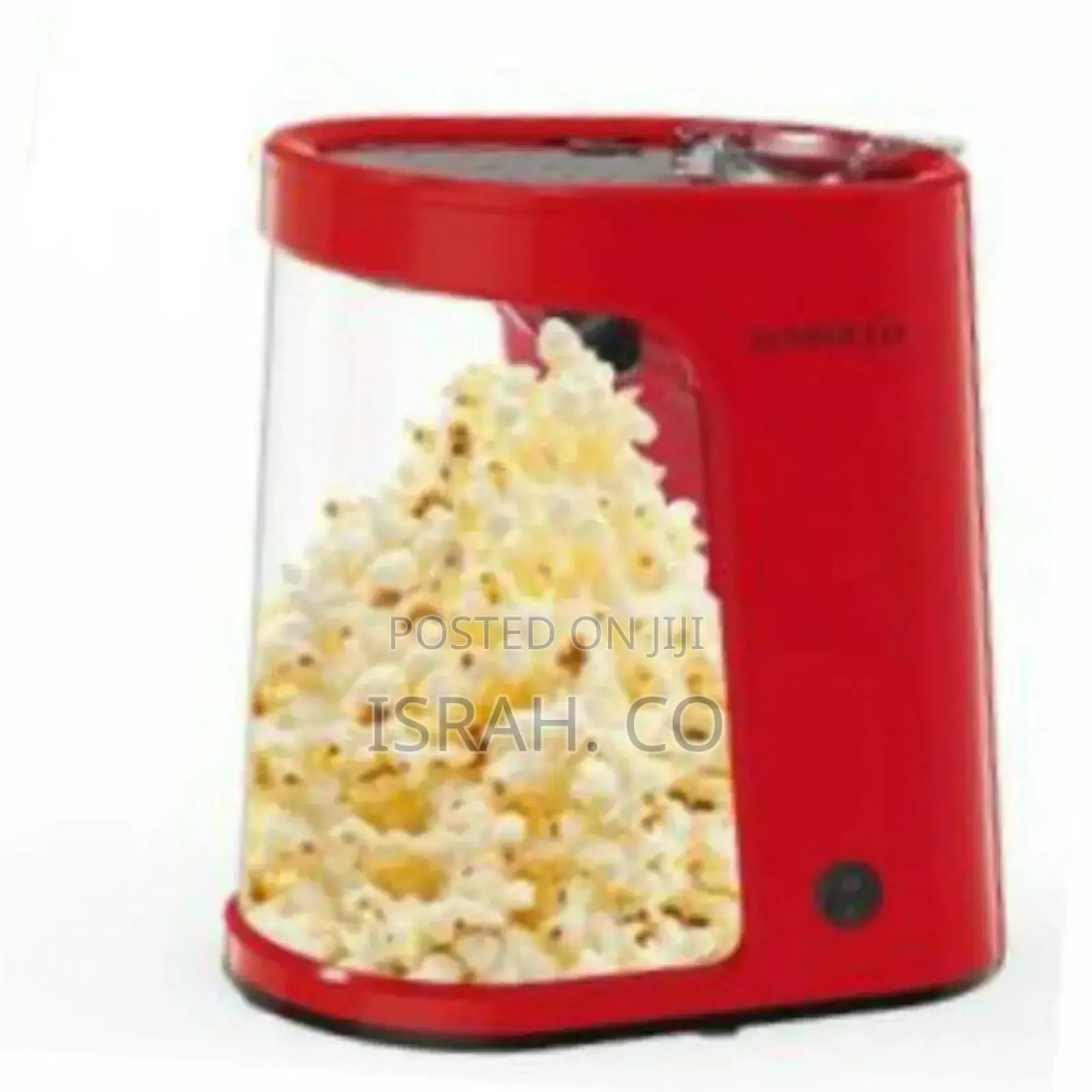 Hot Air Electric Popcorn Maker Machine - Red.