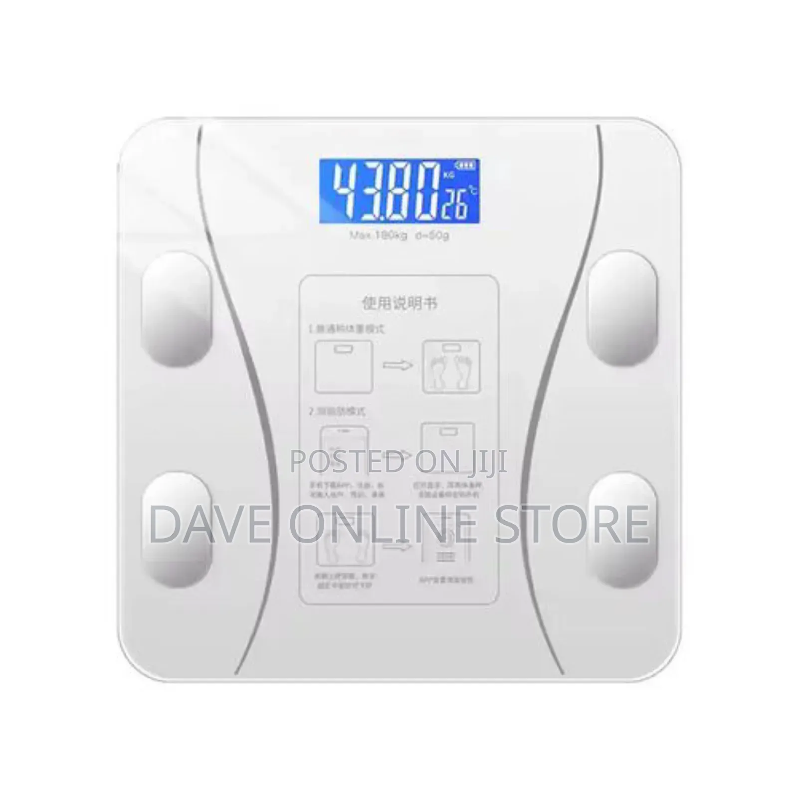 Other Rechargeable Smart Body Weight Scale - Multicolor