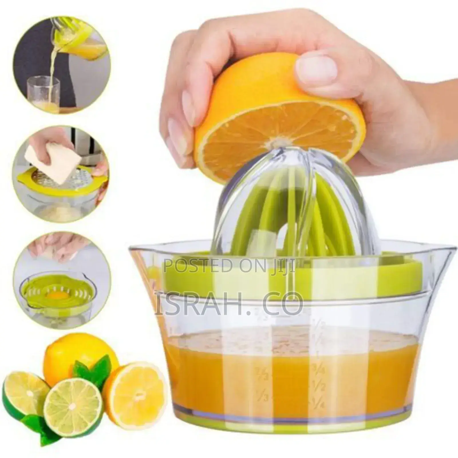 4 In1 Multi-Functional Orange Lemon Squeezer Citrus Juicer