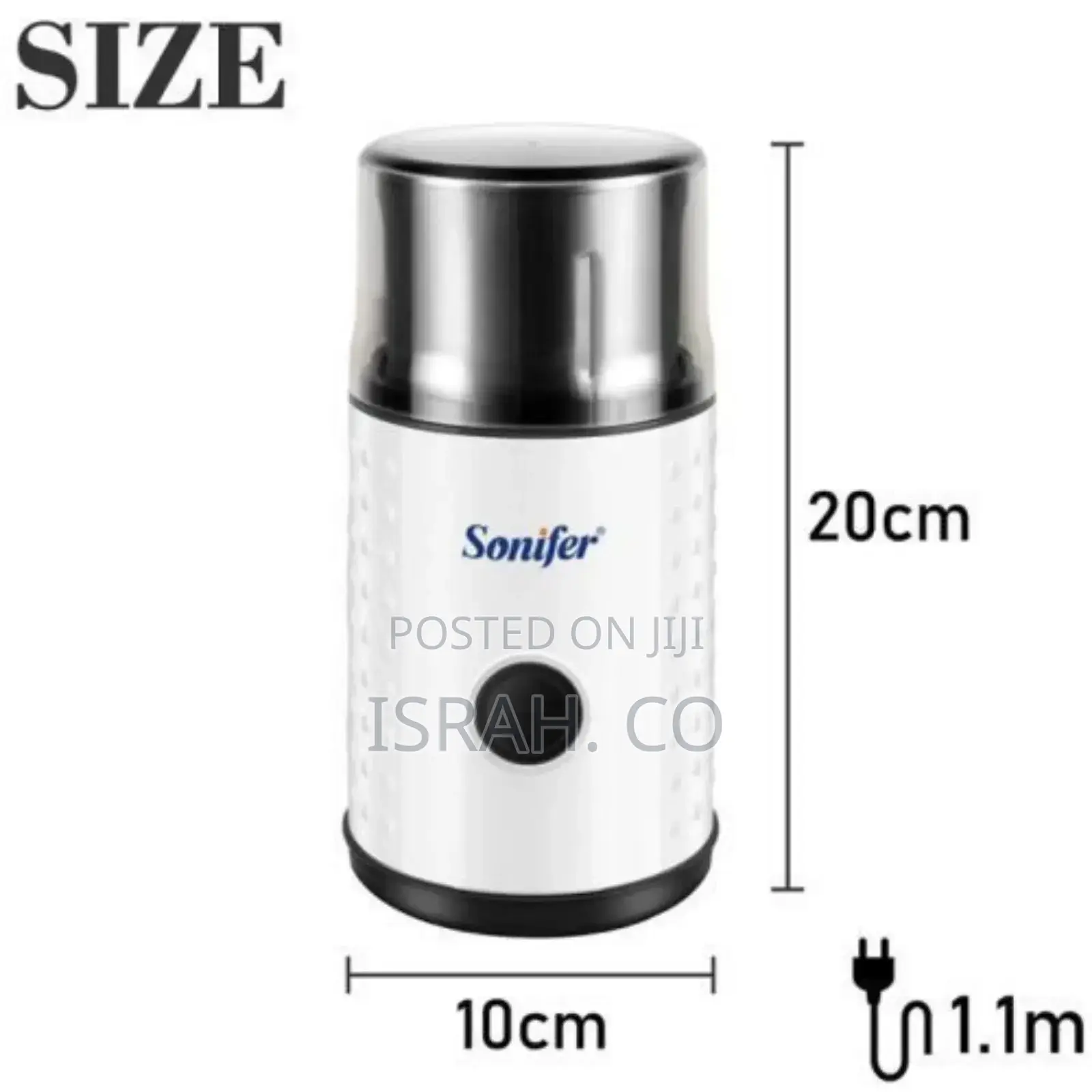 Sonifer Spice, Nuts, Coffee Grinder- White.