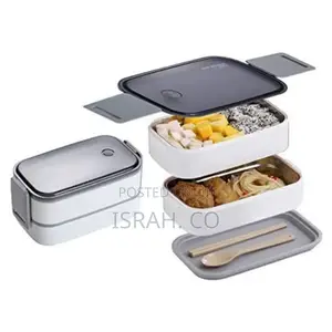 Double-Layer Food Lunch Box, Leakproof Container,Microwave
