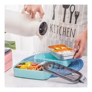 Double-Layer Food Lunch Box, Leakproof Container,Microwave