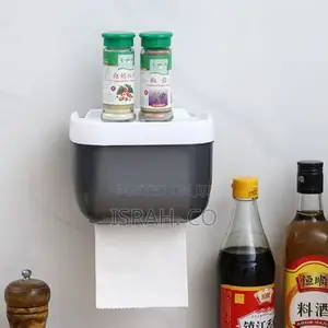 Black Wall Mounted Toilet Holder