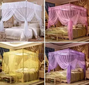 Four Stand Flat Top Mosquito Net