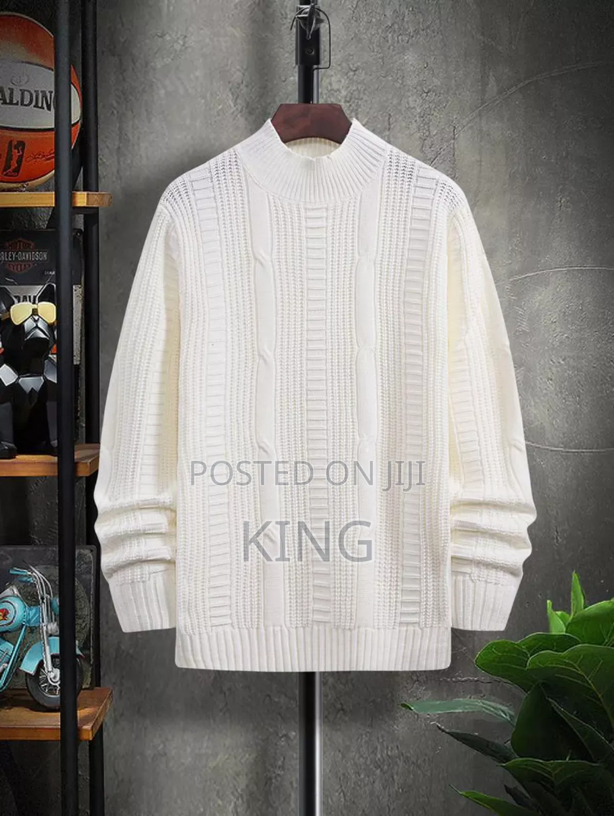 White Warm Sweater