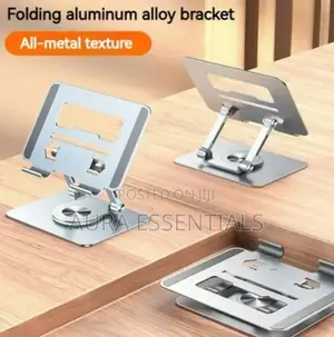 Foldable Rotating Aluminium Tablet Stand