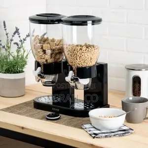 Double Kitchen Food Cereal Dispenser Storage, Organizer