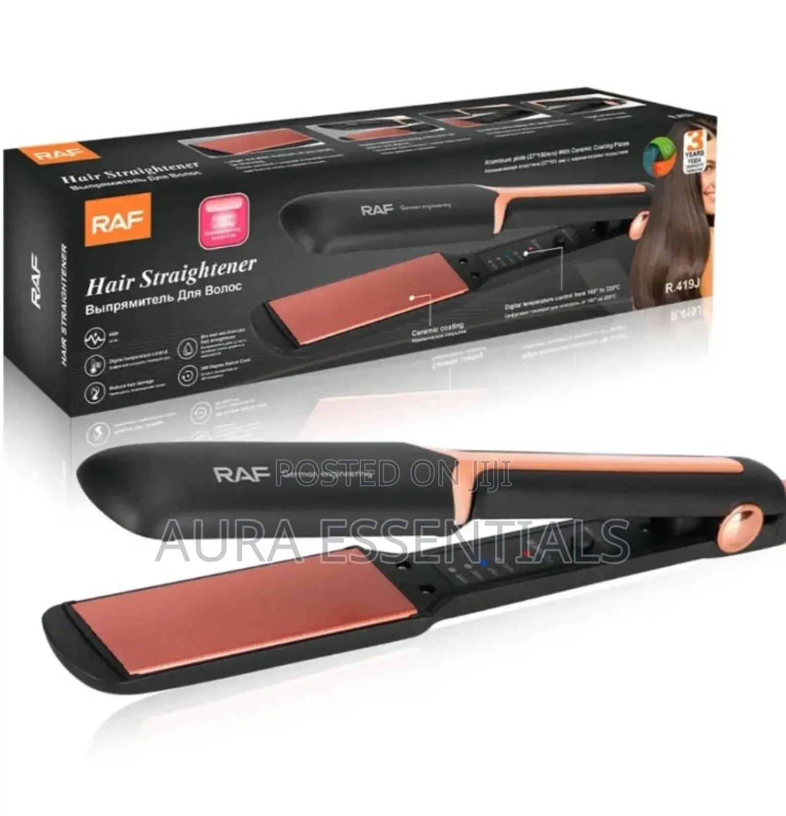 New RAF Hair Straightener