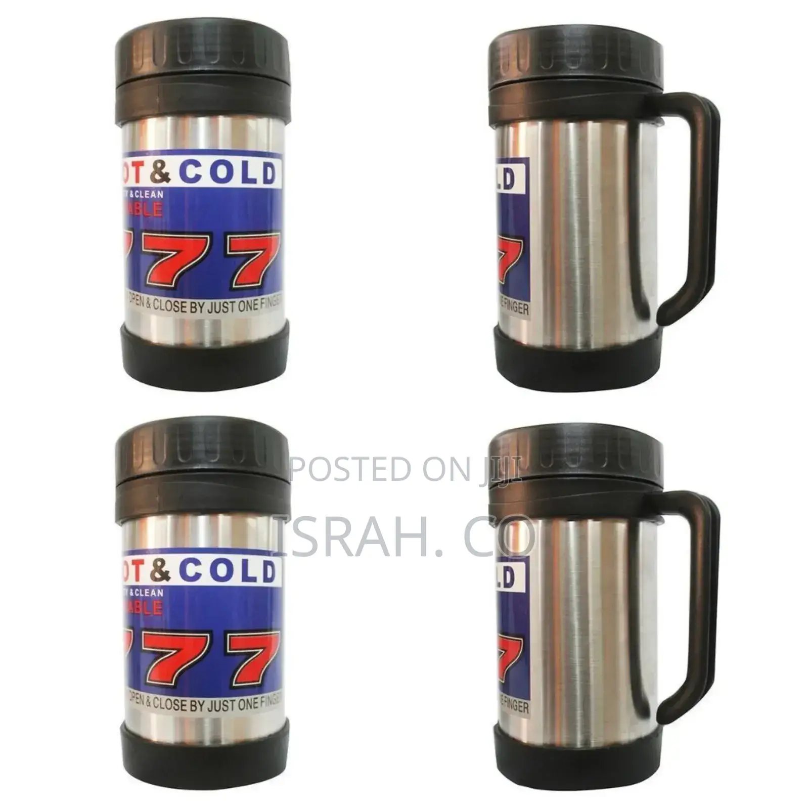 Stainless Steel Mugs With a Handle