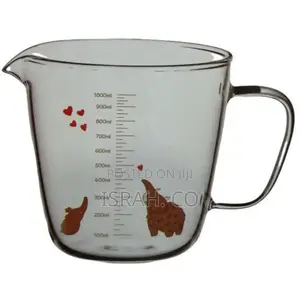 1000ml Heatproof Glass Beaker Measuring Cup With Handle-