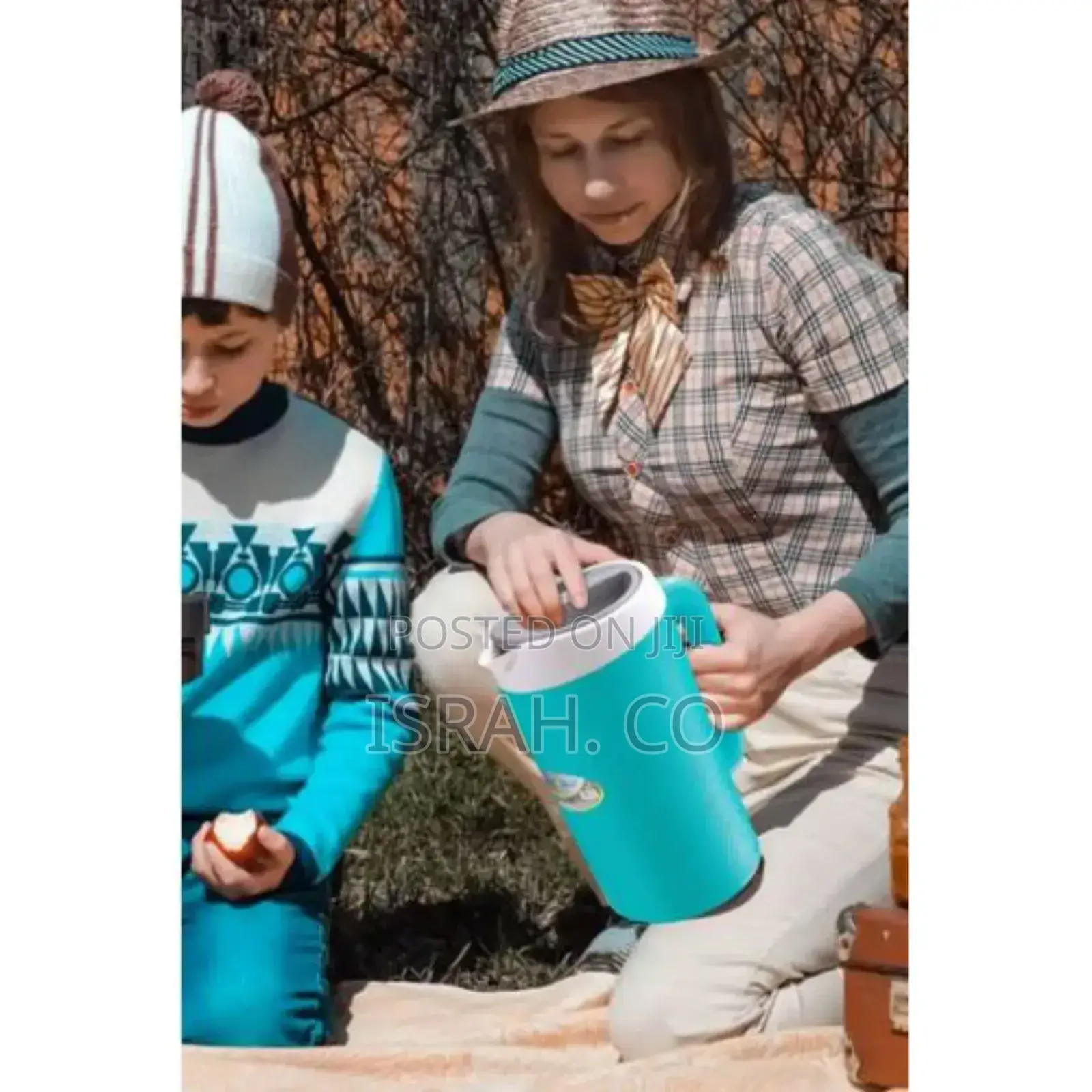 Water Cooler Thermos Bottle Blue