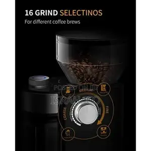 Electric Coffee Grinder 2.0, Adjustable Burr Mill With 16