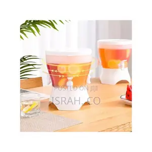 White Beverage Dispenser And Faucets