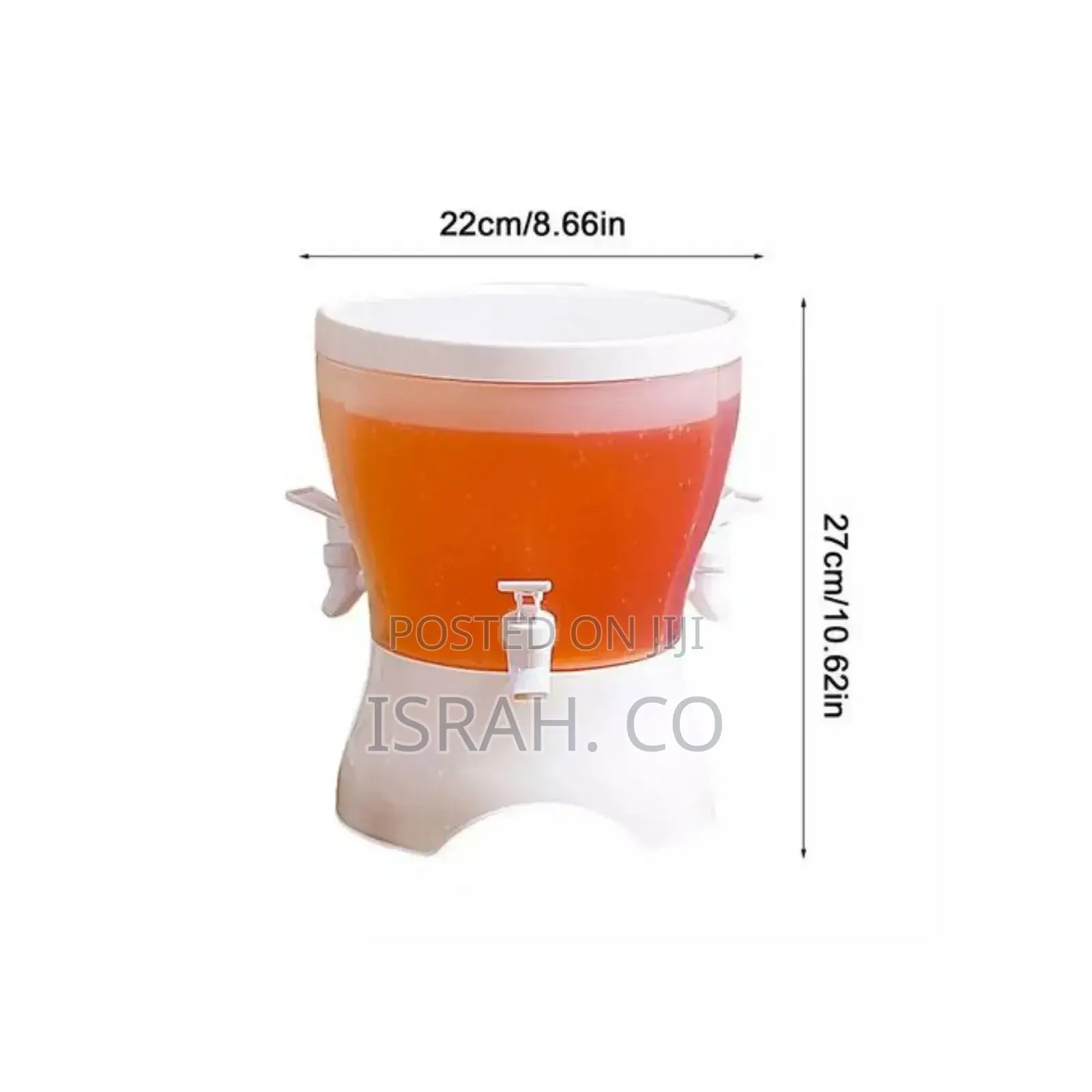 White Beverage Dispenser And Faucets