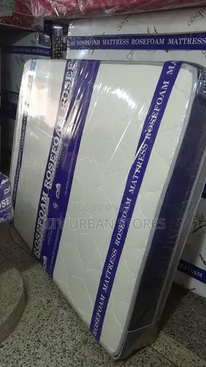 Double Bed 6x10 Inches Rosefoam Spring Mattresses