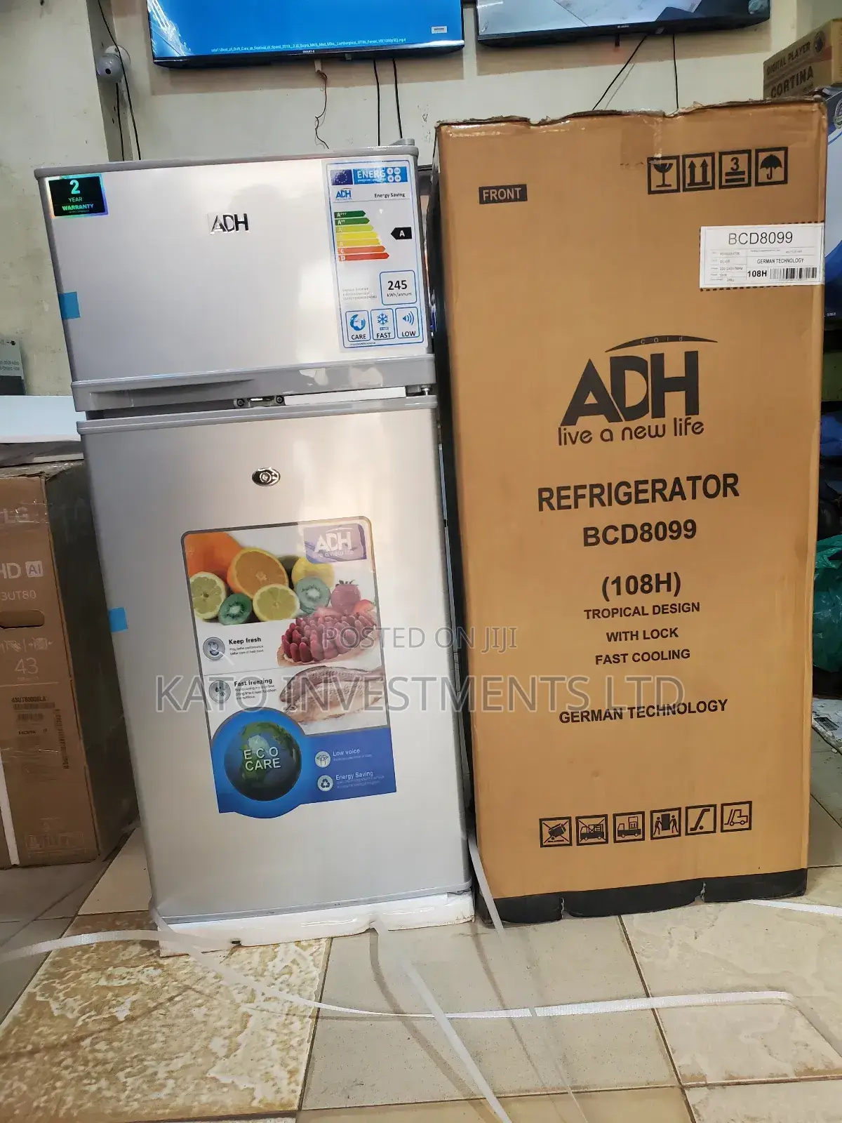 Adh 150litrs Silver Fridge (Bcd8099)